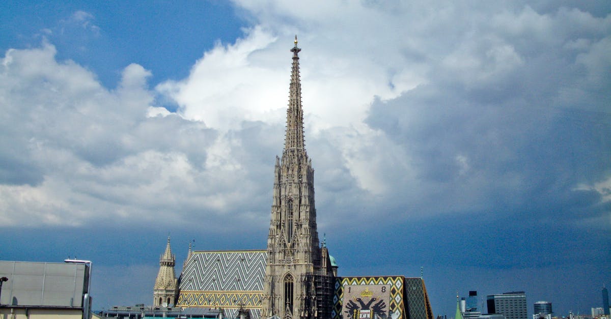 S-Bahn and tickets in Vienna - St. Stephen's Cathedral in Austria 