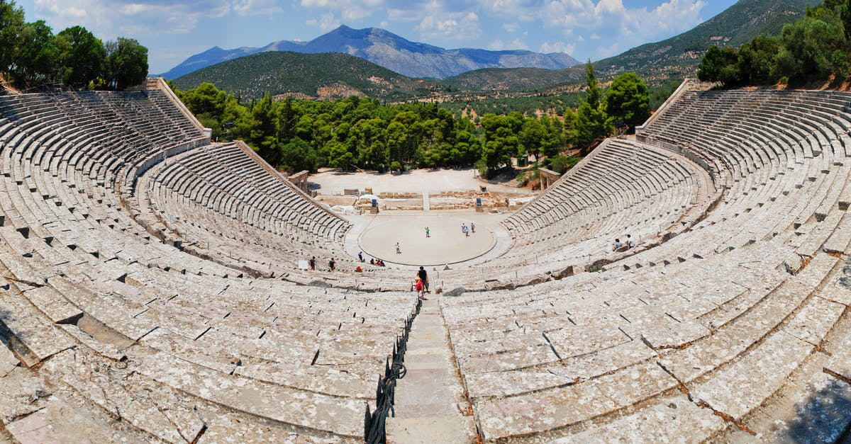 Schengen Greece Visa/passport withdrawal process - Free stock photo of amphitheater, ancient, architecture