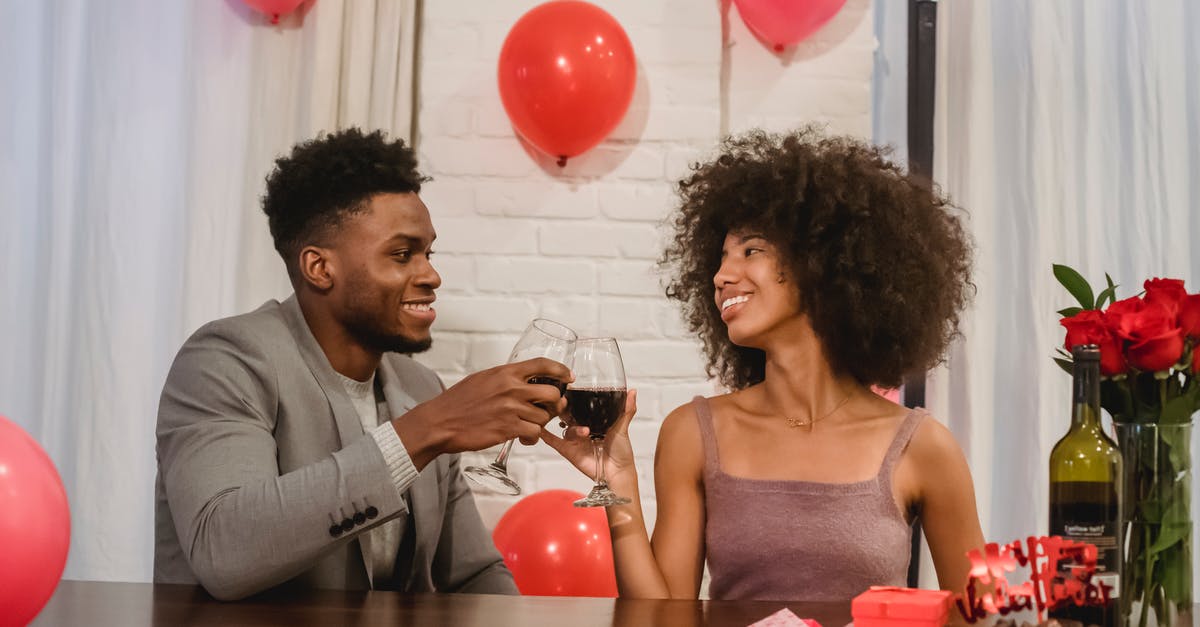 Schengen multivisa - duration each 180 days or total? [closed] - Cheerful black couple with wine glasses