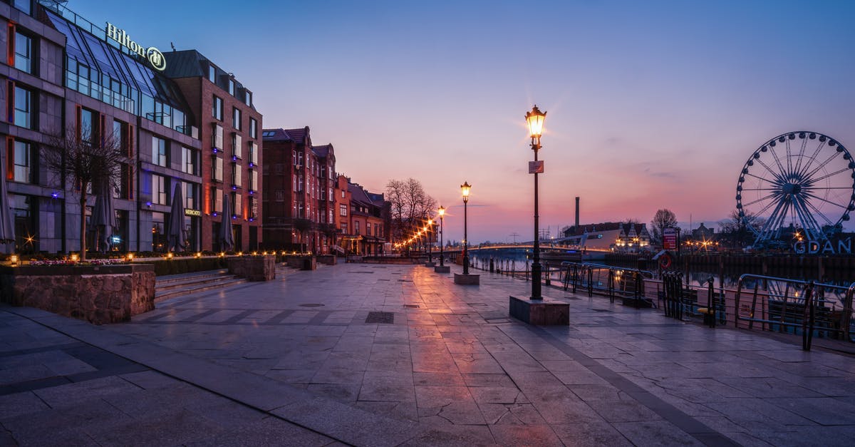 Schengen refusal reasons for insufficient evidence. Poland embassy - Old Town of Gdansk, Poland at Sunset 