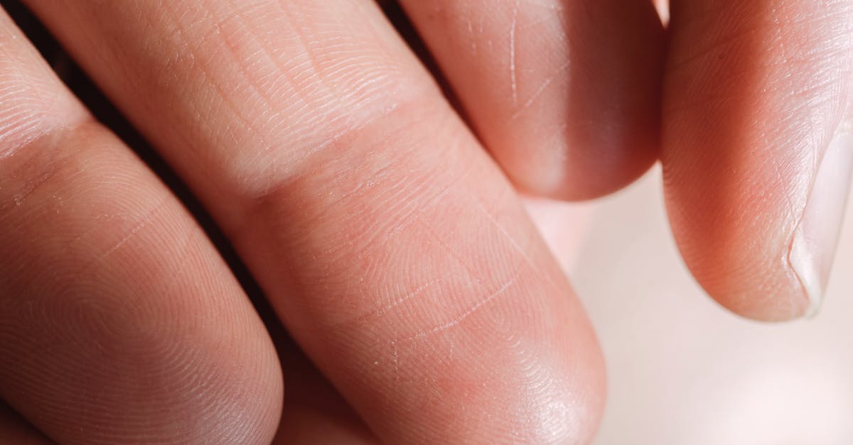 Schengen short term visa fingerprint - Human Palm in Close Up Photography