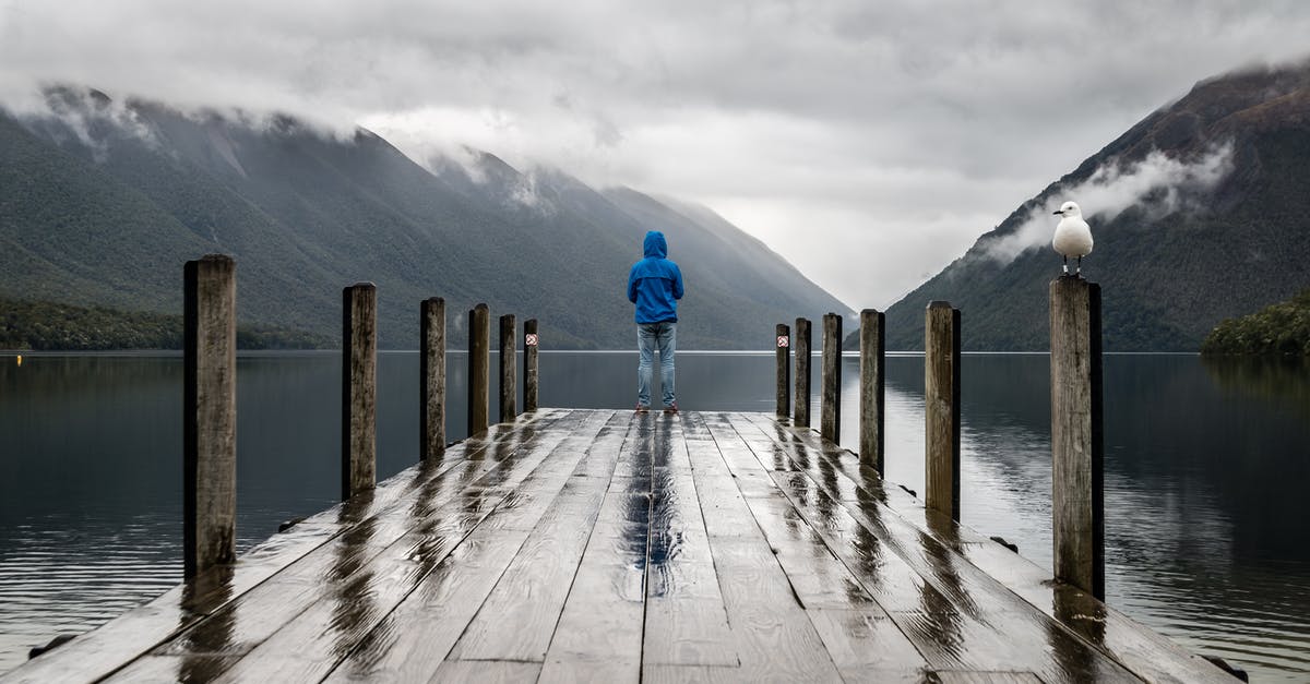 Schengen visa and travel days allowance - Person Standing on Brown Wooden Dock