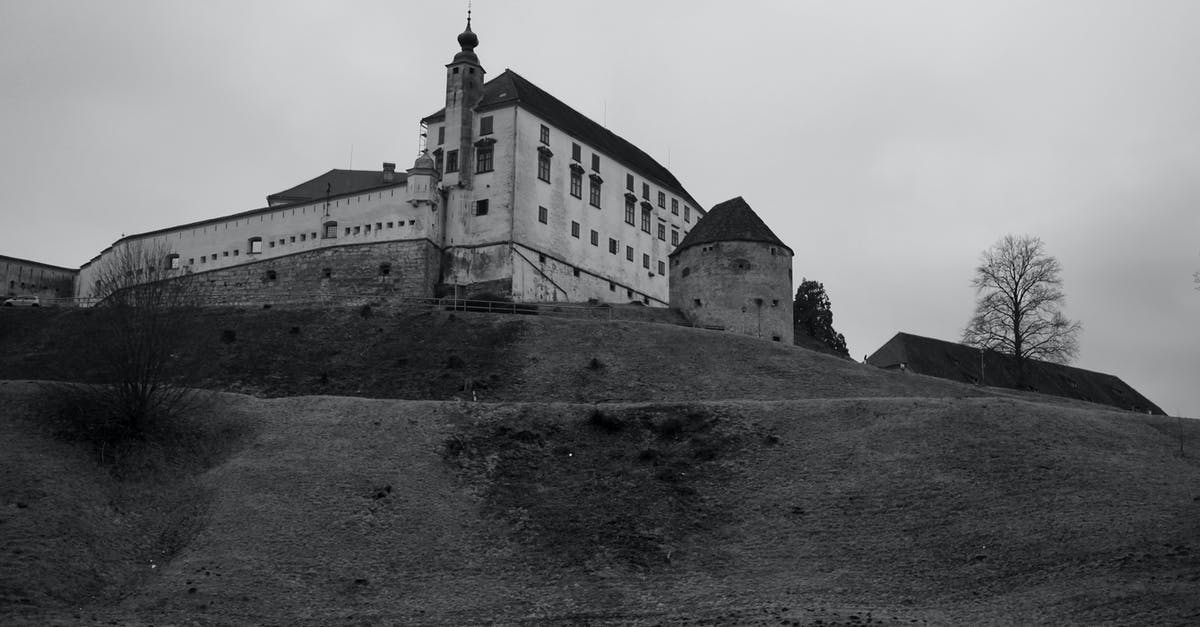 Schengen visa denied by Slovenia despite being the main destination - Ancient castle built on hill under cloudy sky