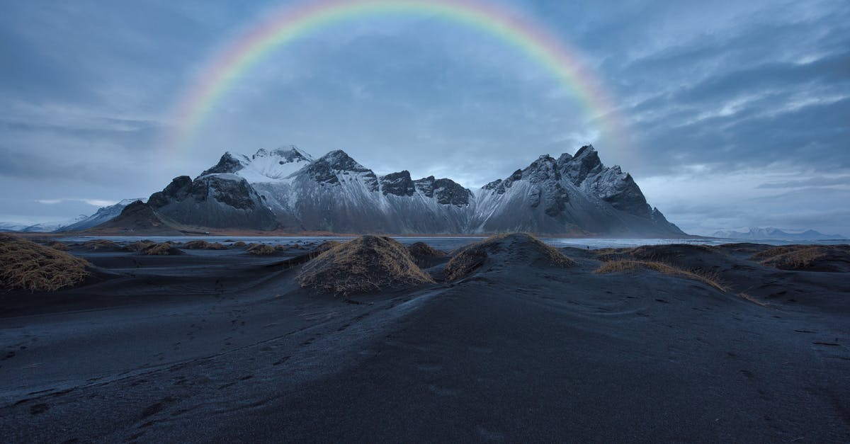 Schengen visa for Iceland processed by the Danish embassy - Photo Of Mountain Under Cloudy Sky