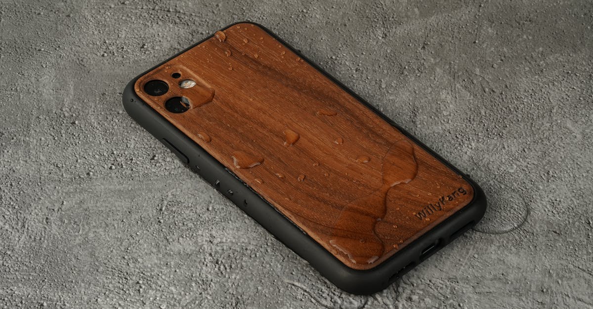 Schengen visa for quite a unique case - Black Iphone 7 With Brown Case