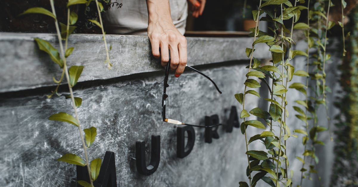 Schengen visa requirements (company letter and travel insurance) - Crop woman relaxing near cafe sign with mudra inscription