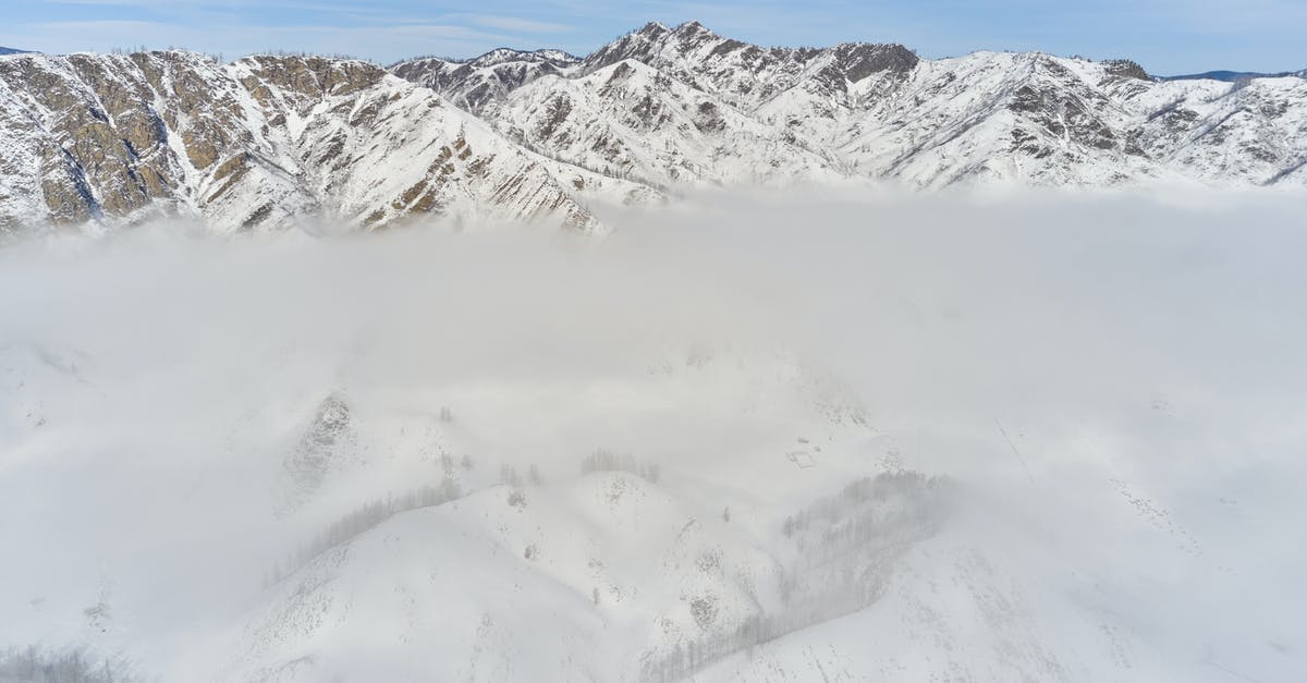 Schengen visa through VFS in India: No update for 20 days - Snowy mountain ridge through clouds at sunny day