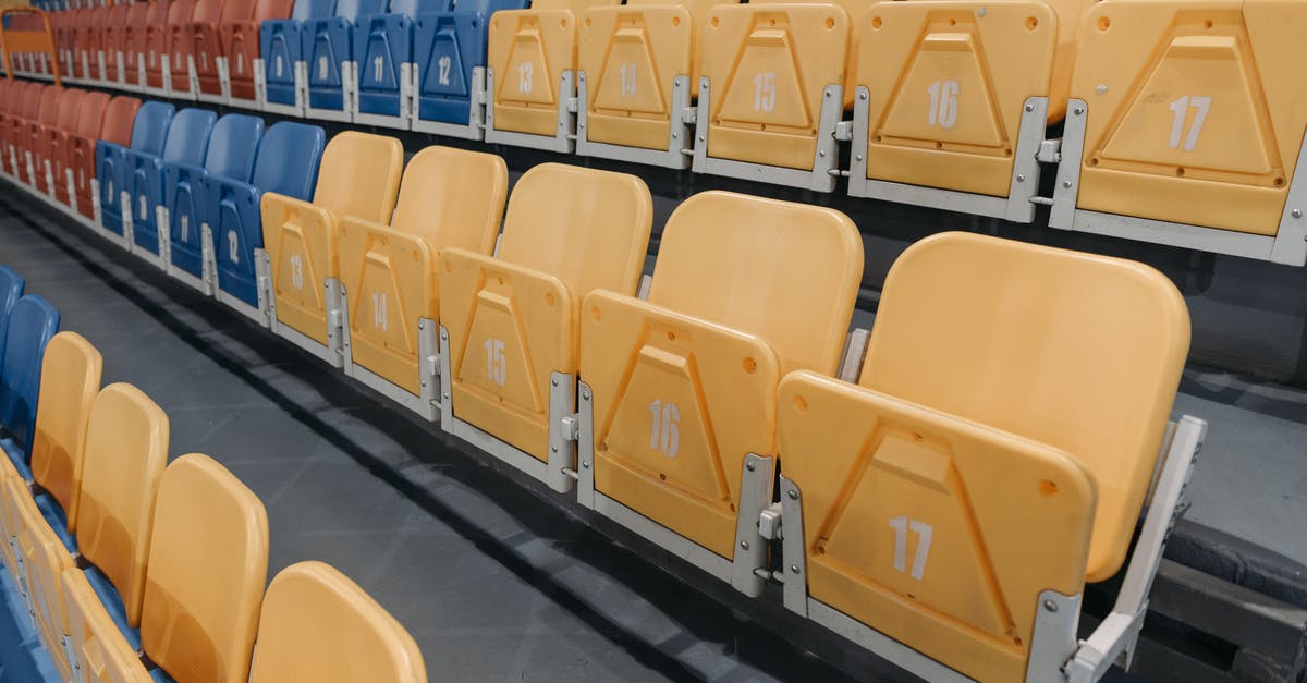 Seat availability on DB ICE train Brussels - Cologne - Free stock photo of architecture, bench, bleachers