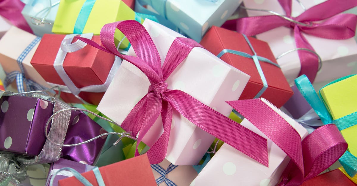 Sending gifts to Italy [closed] - Close-up Photo of Assorted-colored Gift Boxes