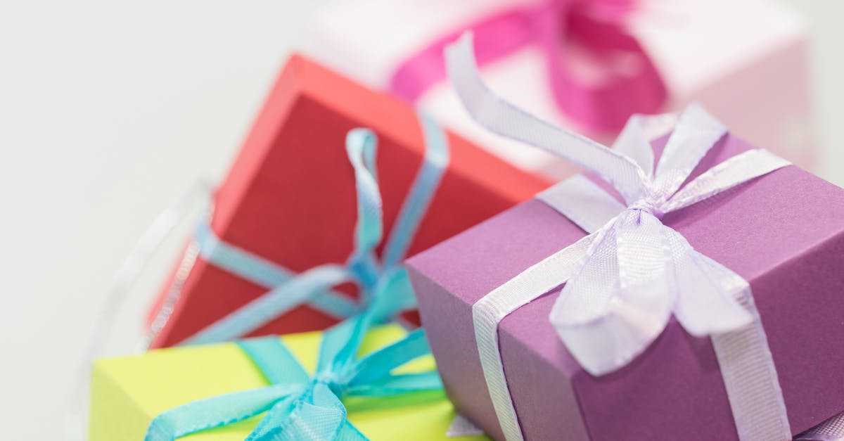 Sending gifts to Italy [closed] - Selective Focus Photography of Gift Boxes