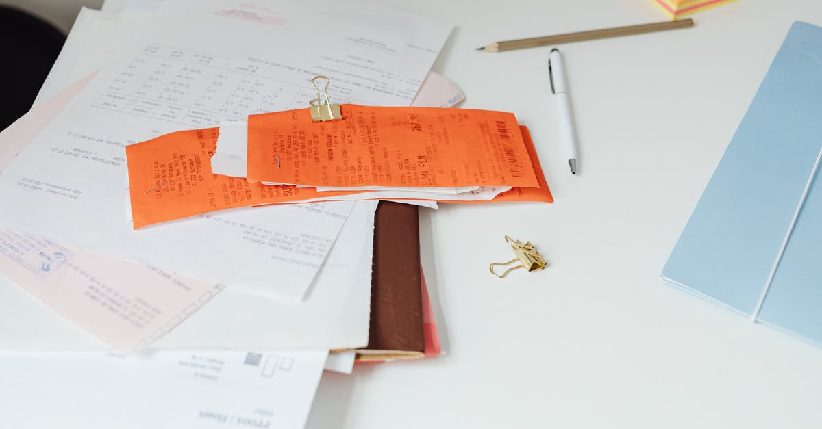 (SHA?) hashes on receipts [closed] - Receipts and Documents on Top of a Desk