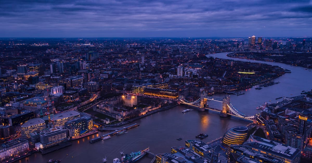 Shipping a UK Visa Application in the USA - London at Dusk