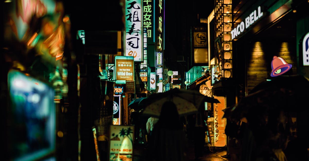 Should I make reservations at a bar in Japan? - City Streets during Night