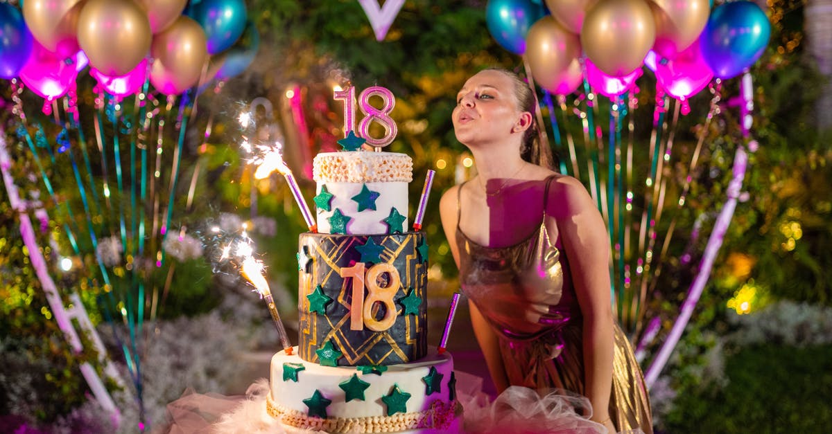 Should I present my Turkish entry-exit form when re-entering? - Birthday woman blowing candles on cake during celebration