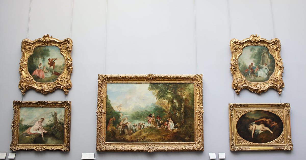 Should Paris museums be booked online? - Five Brown Ornate Frames On Wall