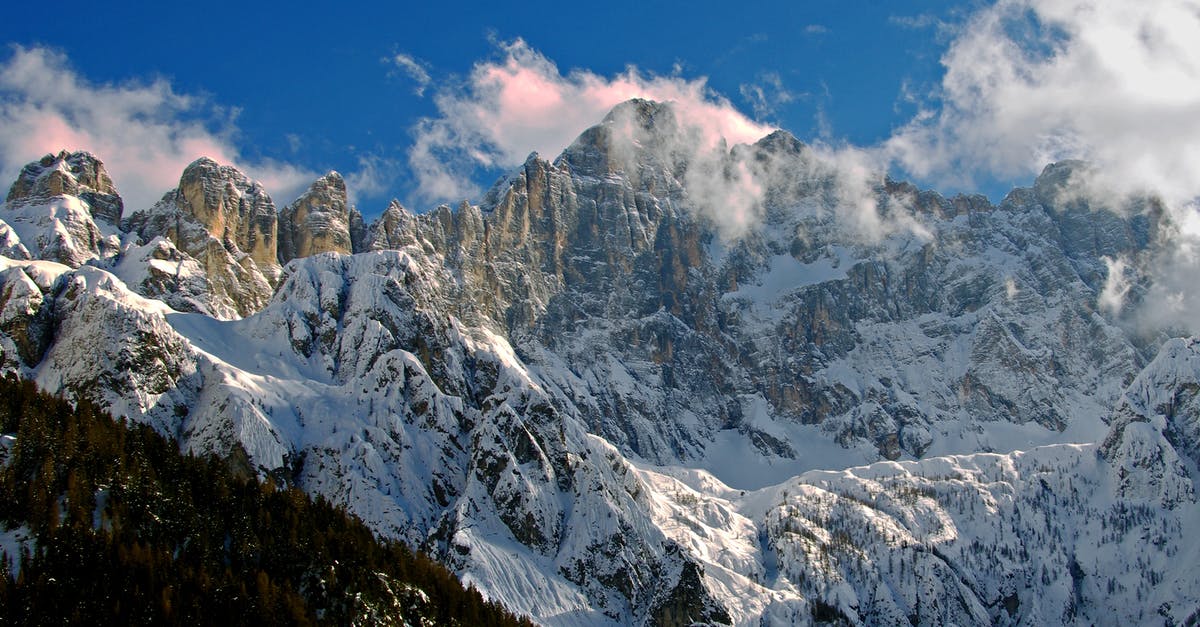 Skiing in the French Alps - by Van - Snow Covered Mountains Under Blue Sky