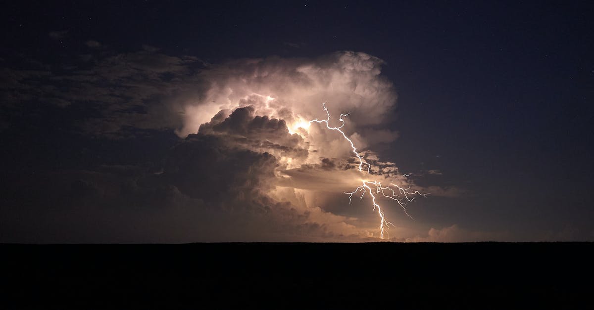 SNCF strike in June 2014 - Lightning Strike on the Sky