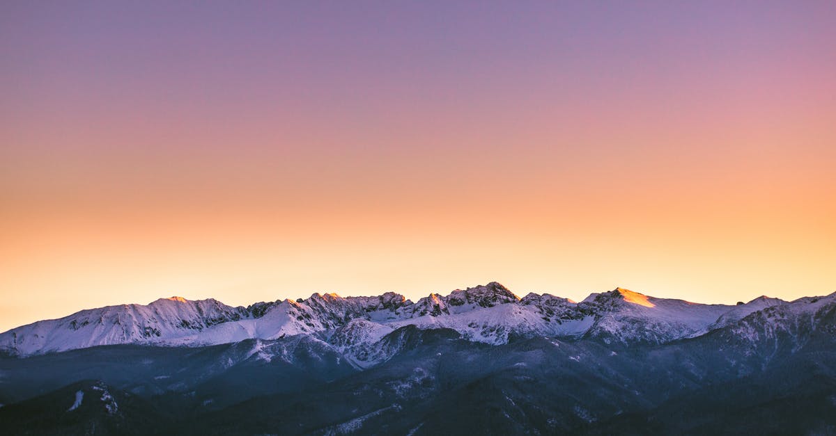 snow at Zakopane in April? - Snow Covered Mountain during Sunset