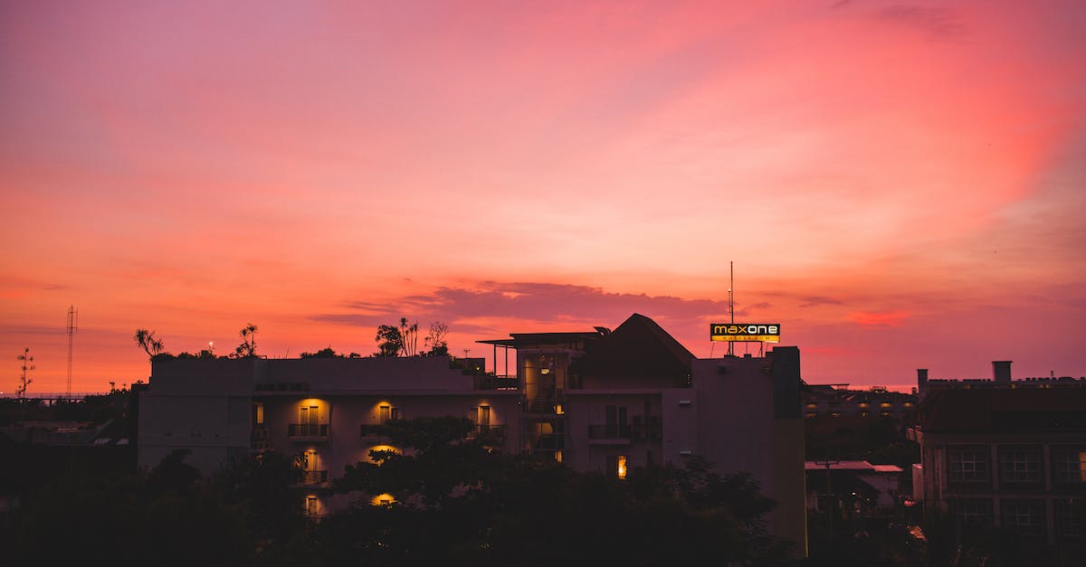 Southern California nature day trips? - Modern buildings located in resort town against amazing colorful sunset sky on summer day