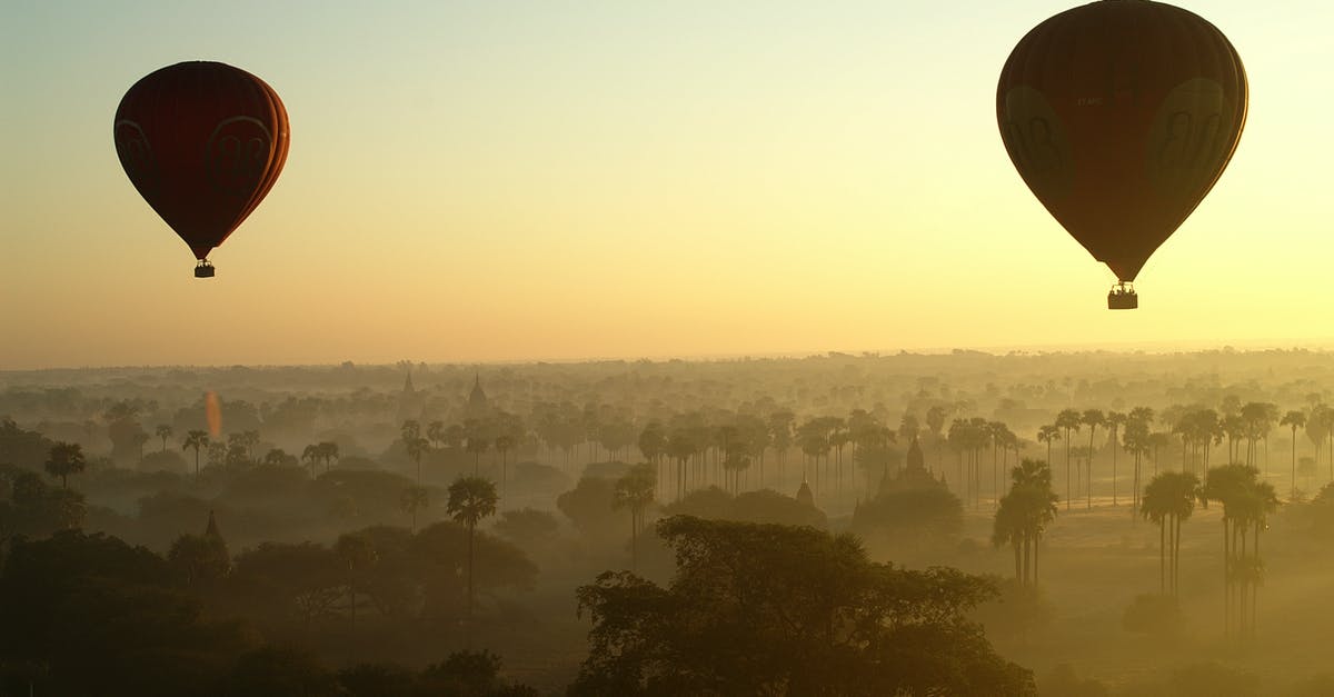 Southern Myanmar - Travel restrictions as of late 2015? - Two Hot Air Balloons on Air