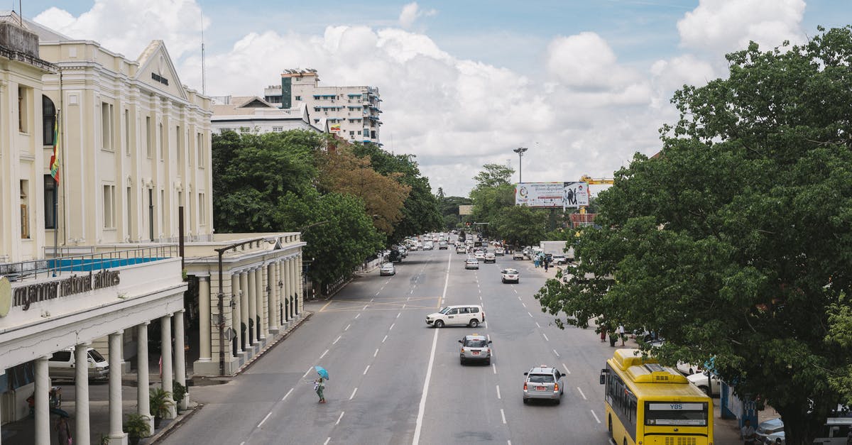 Southern Myanmar - Travel restrictions as of late 2015? - Assorted Vehicles Travelling on Road