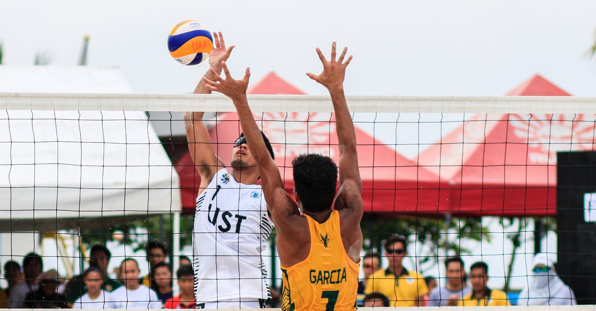 South-west US/Hawaii Volleyball fun tournament in September - Two Men Playing Volleyball Near Red Canopy