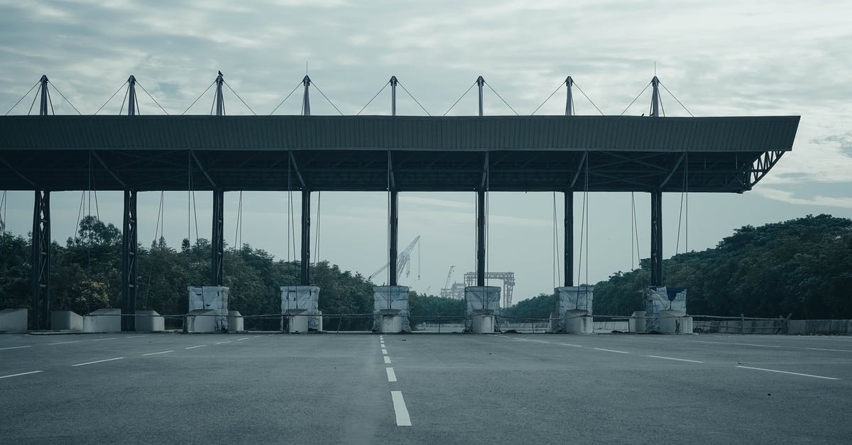 Spanish Expressway Toll Refund - Toll Gate on a Concrete Pavement