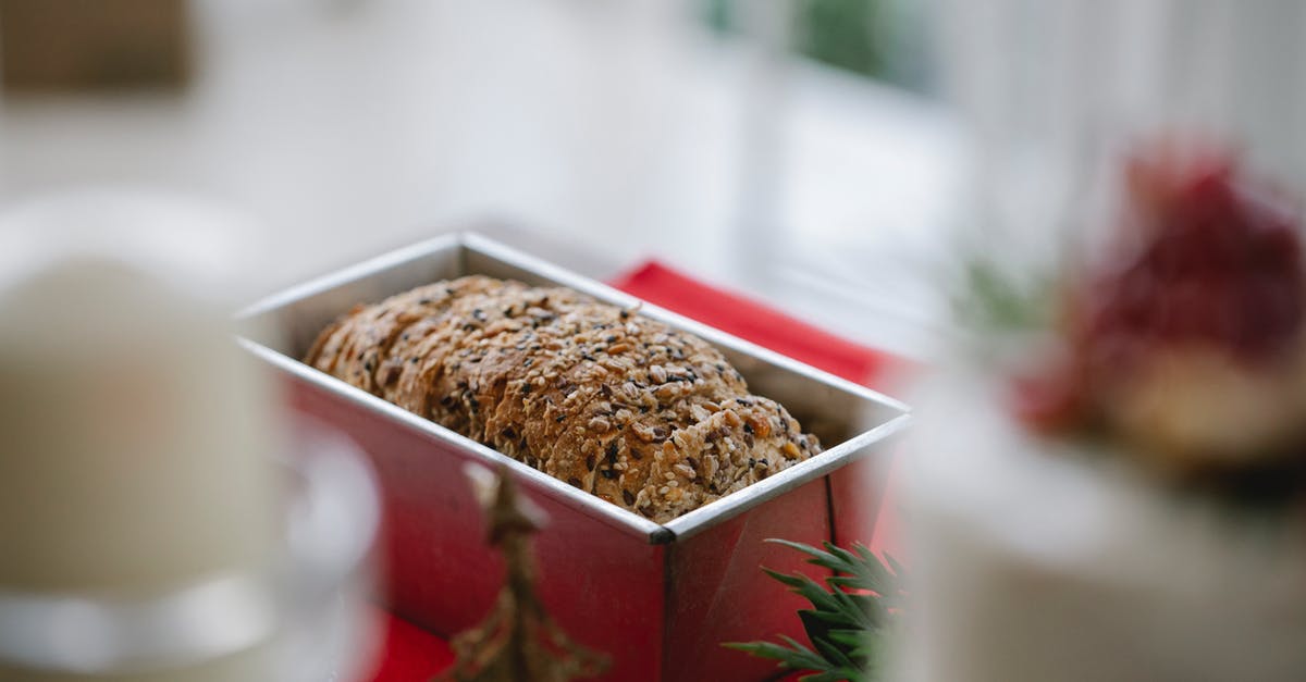 Special meals on long-haul flights - Sweet tasty Christmas cake in baking dish