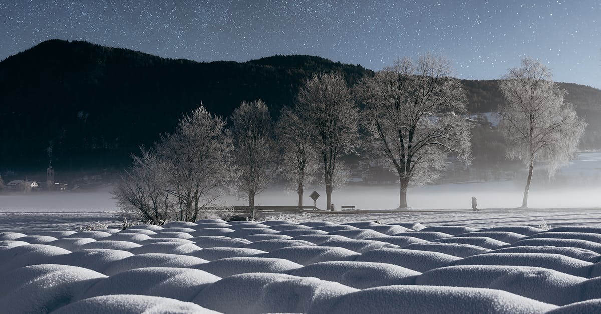 Spending a night in UAE dunes - Snow Dunes Under Starry Sky