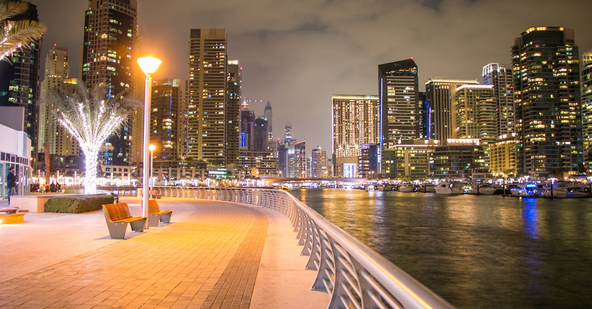 Spending a night in UAE dunes - City Buildings With Lights