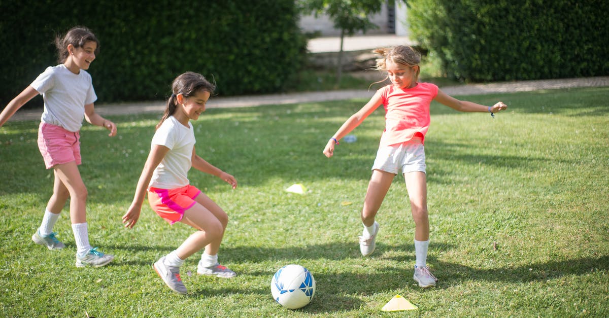 Sporting activities in Goa - A Group of Girls Playing Football on the Field