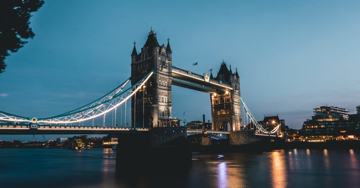 Spots for night panoramic photography in London - Photo of Tower Bridge During Dawn 