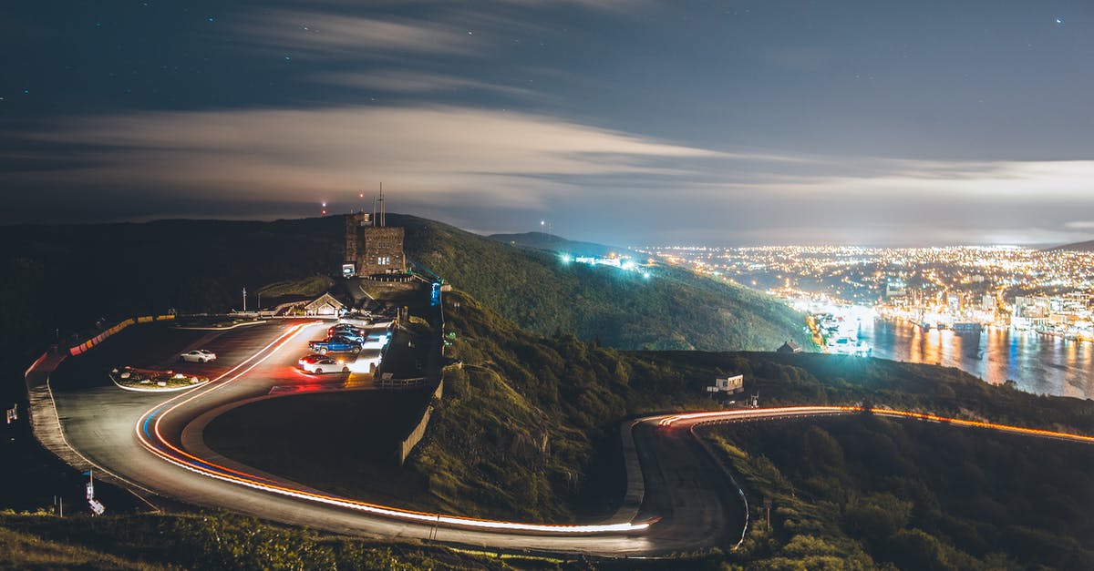 Star Alliance - direct routes - Cityscape with road in mountains