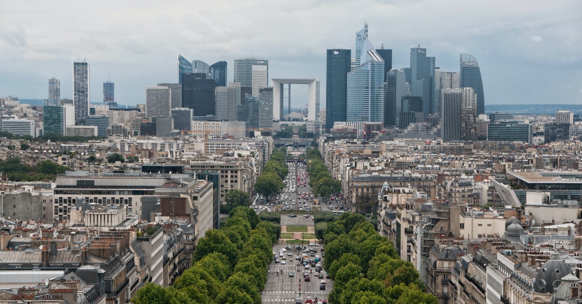 Staying in Cannes and want to get in Paris - An Aerial Shot of the City of Paris