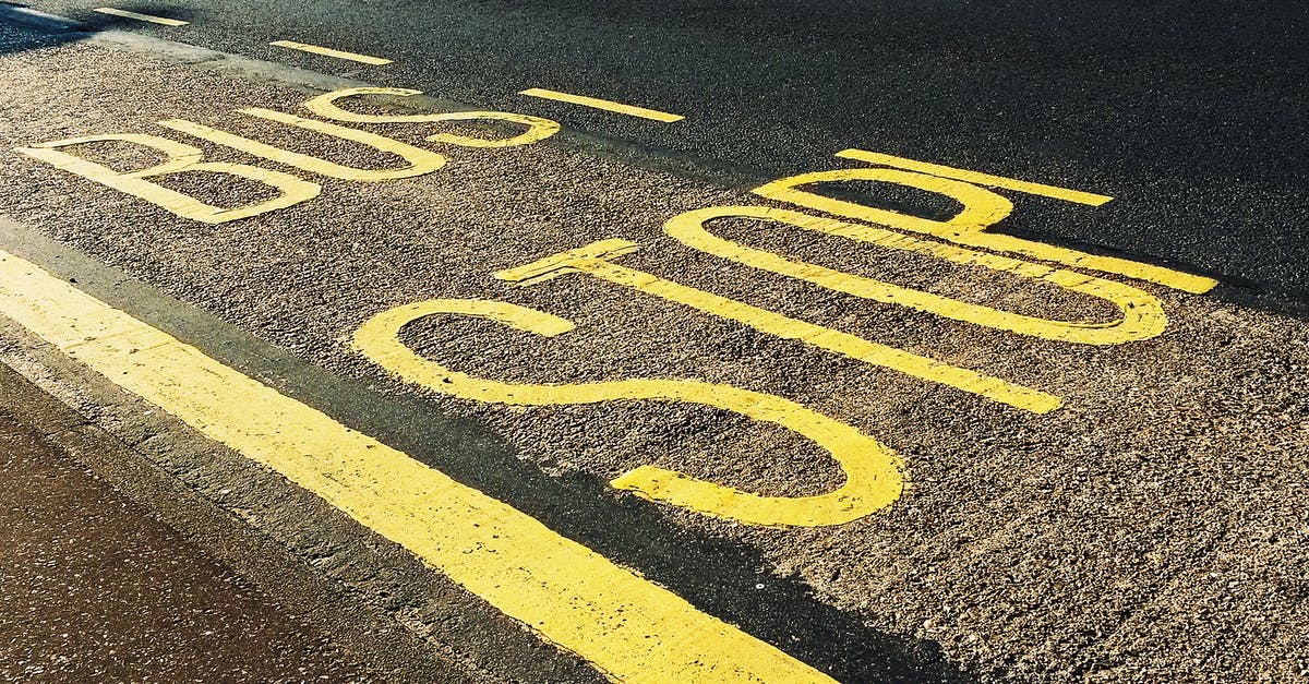 Stop over enroute to Johannesburg [closed] - Bus Stop Printed on Asphalt Road