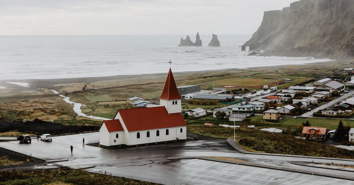 Stopover in Iceland (w/ Icelandair) - can I leave the airport? - Vik i Myrdal Church Near the Ocean 