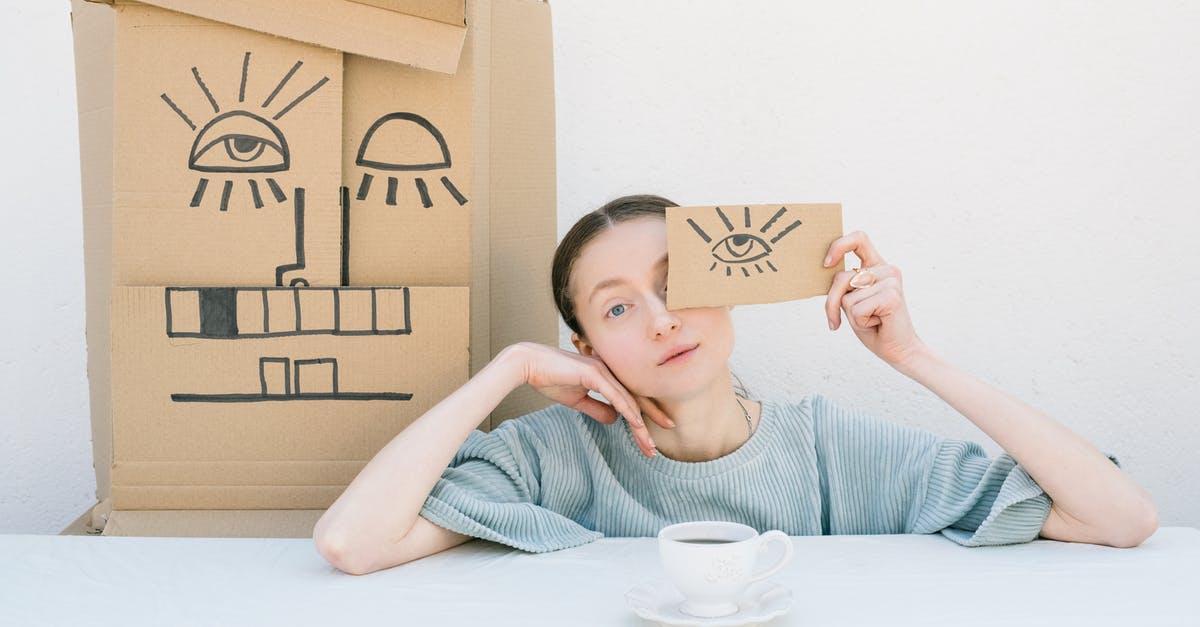 Strange knob on airplanes? - Woman Holding a Cardboard Box with a Drawing