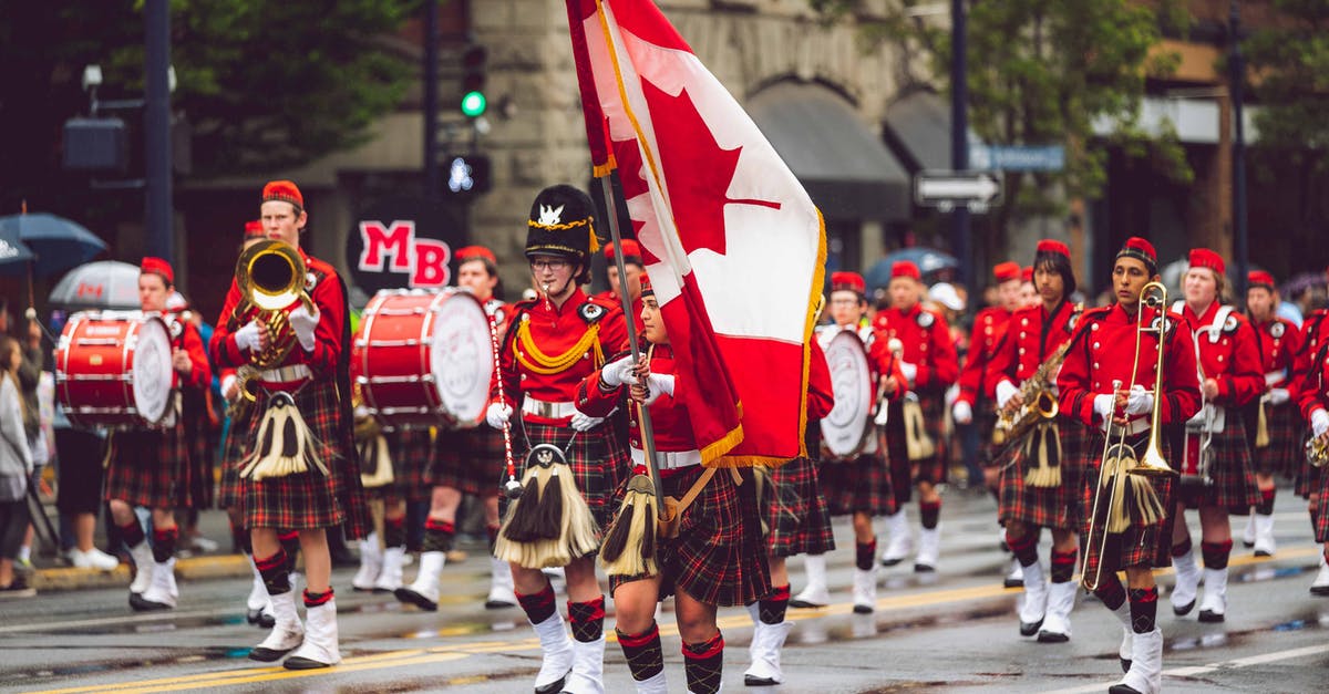 Submitting Canada visa application for Holiday in Canada - Parade Of People 