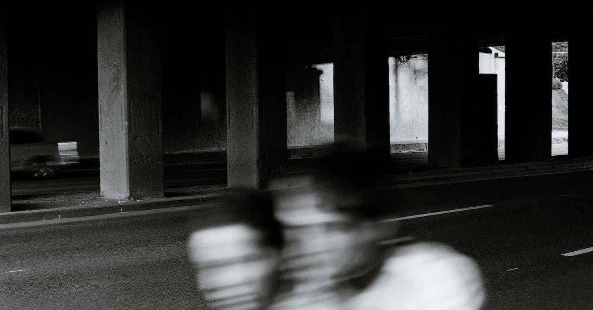 Supplies and support on a long-distance walk - Unrecognizable citizens on asphalt road under urban bridge