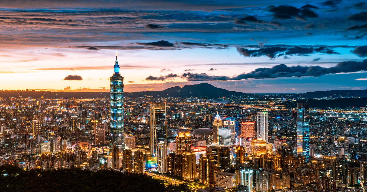 Taiwan maximum stay rules with reentry - City Buildings During Night Time