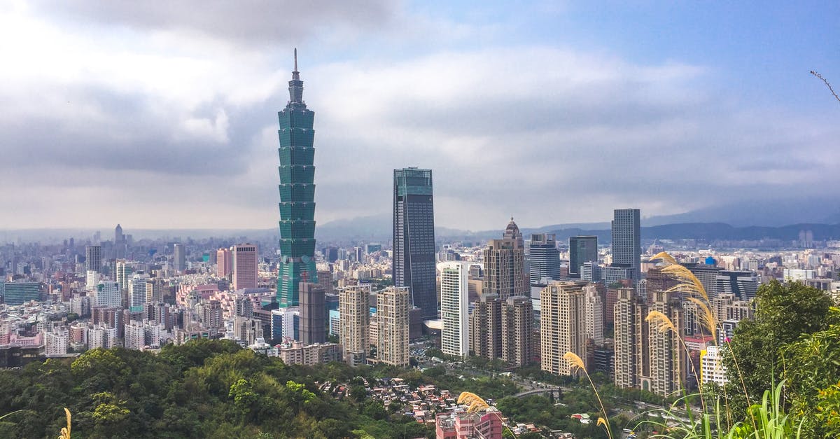 Taiwan TAC With An Unused Japanese Visa - Aerial View of High-Rise Buildings