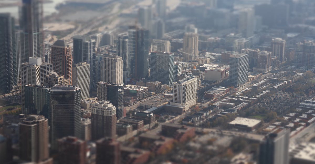 Take a nap in the United Club in Chicago O'Hare? - Aerial View of City Buildings