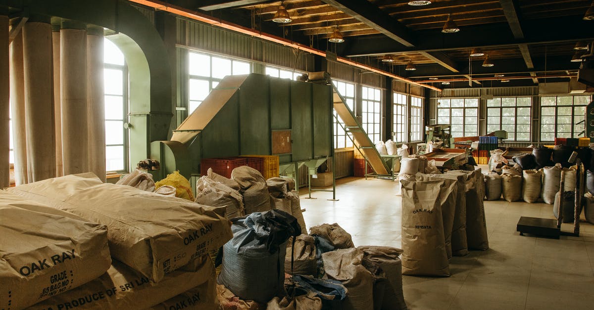 Taking fennel tea bags into Canada - Bags of Tea in a Production Plant