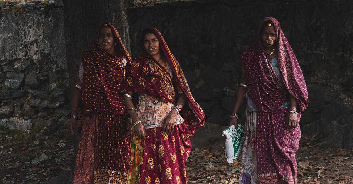 Taking jewellery from United States to India - Three women standing near wall