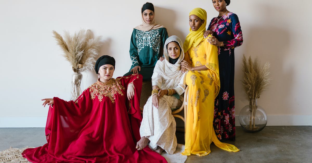 Taking prescribed amphetamines to Dubai or India - Group of Women in Traditional Dresses