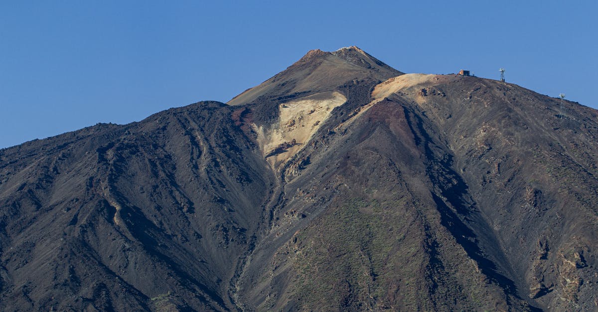 Tenerife South Airport to Teide - Volcano Under Blue Sky