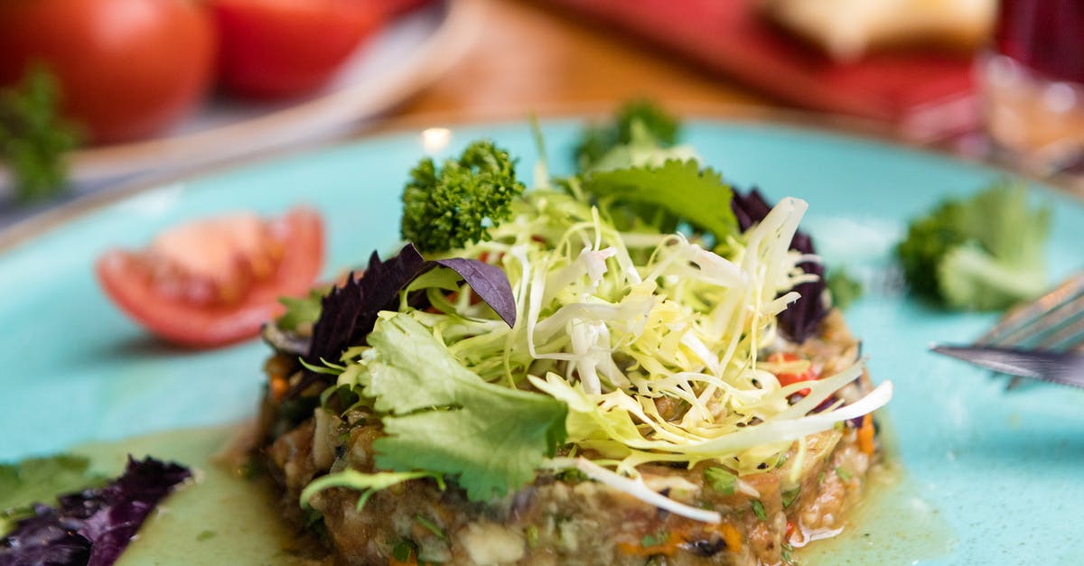 Thai MVE Visa at Yangon embassy - Green Vegetable on White Ceramic Plate