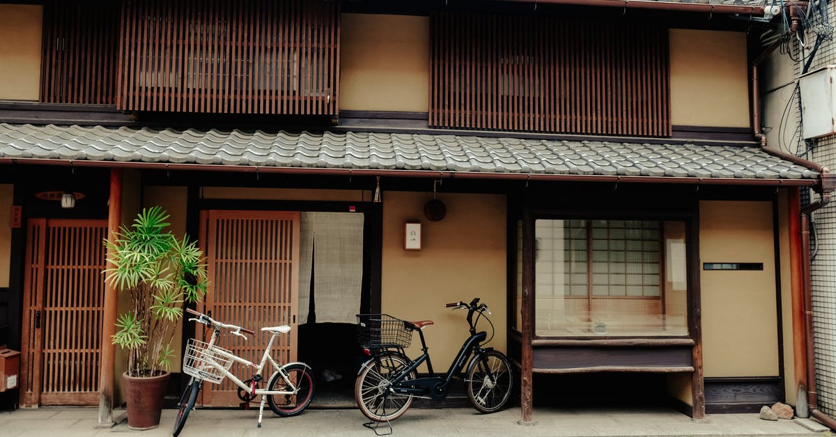 Theme parks about Japan outside of Japan - A Bicycle Parked Outside the House