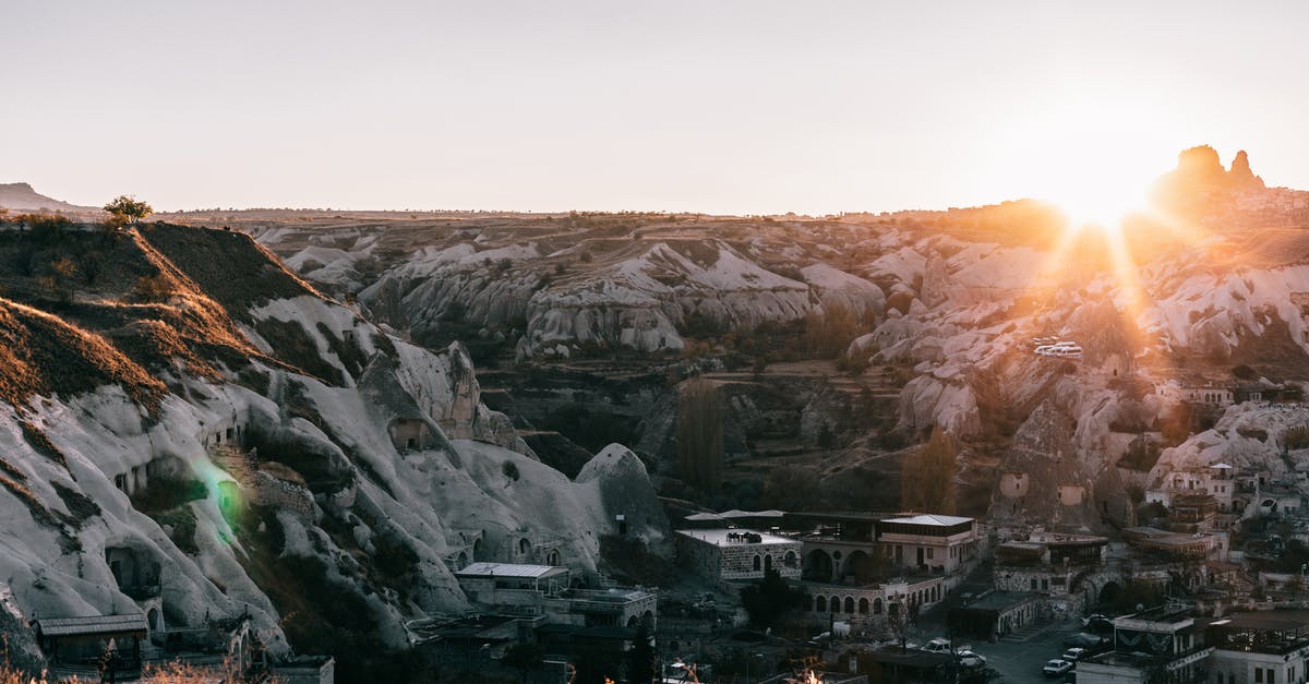 Things to do in the Peak District - Scenic scenery of residential district of Goreme town among cliffs located in medieval area of Turkey