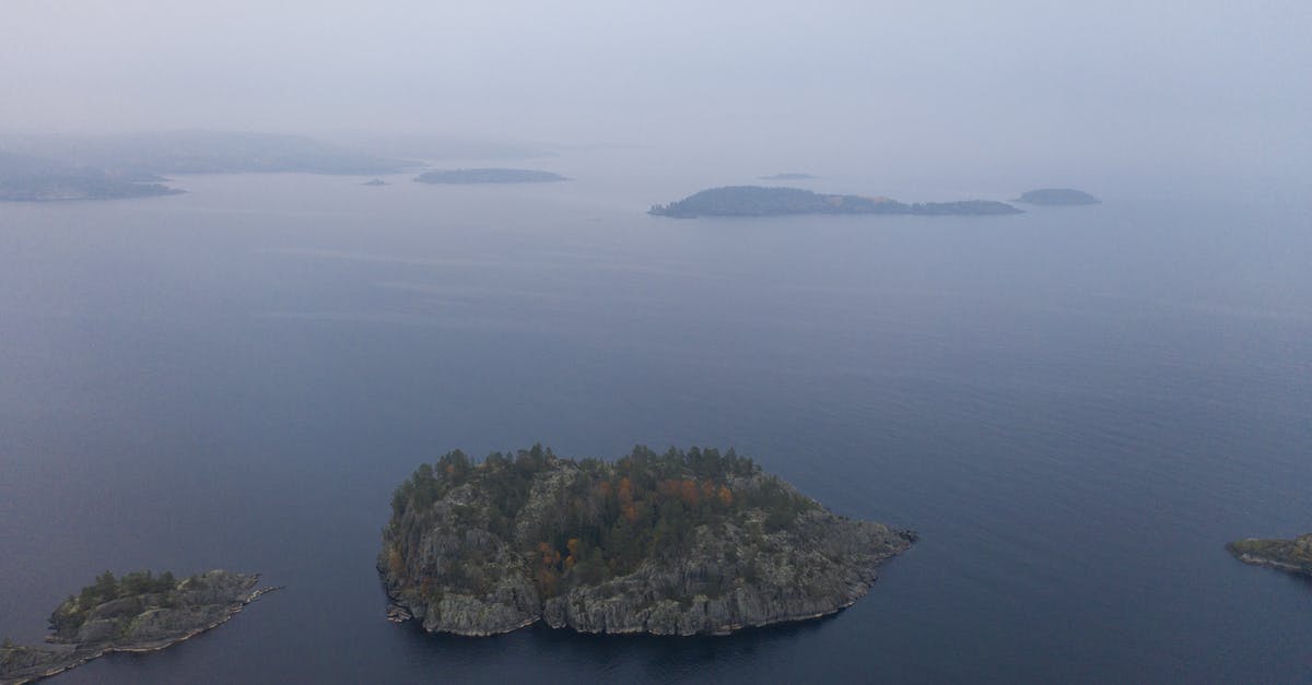 Three Mile Island visit - Brown and Green Island on Body of Water